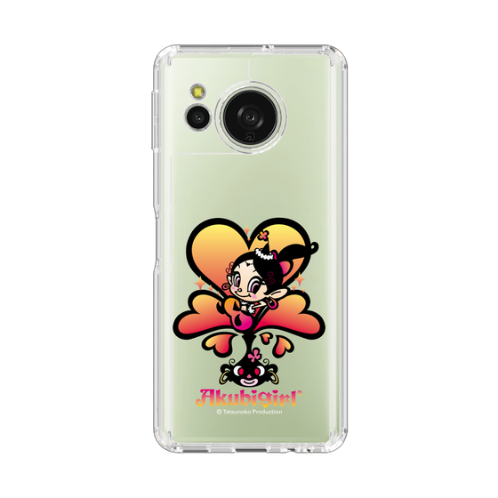 スリムプロテクションケース［ アクビガール - ハート ］