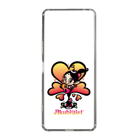 スリムプロテクションケース［ アクビガール - ハート ］