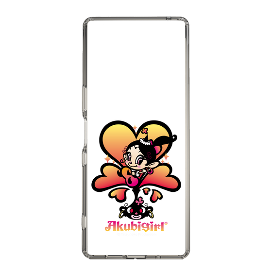 スリムプロテクションケース［ アクビガール - ハート ］