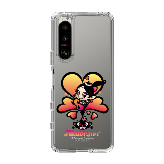 スリムプロテクションケース［ アクビガール - ハート ］