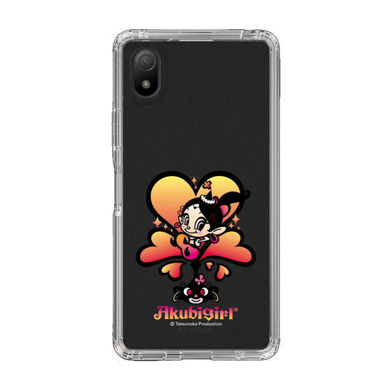 スリムプロテクションケース［ アクビガール - ハート ］