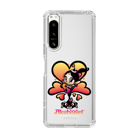 スリムプロテクションケース［ アクビガール - ハート ］