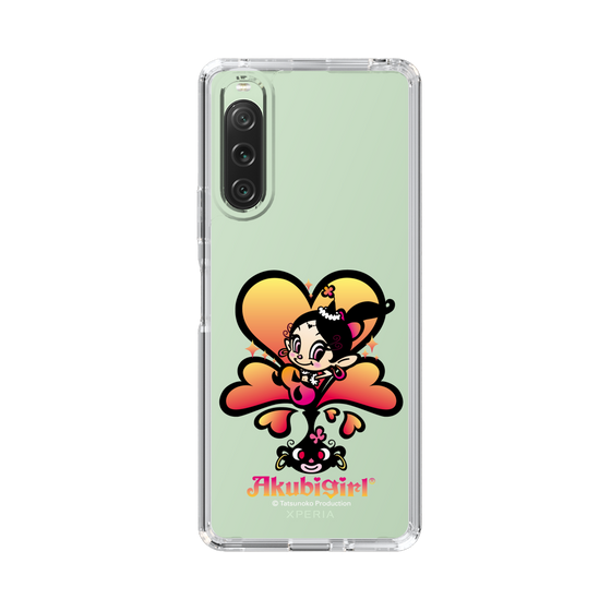 スリムプロテクションケース［ アクビガール - ハート ］