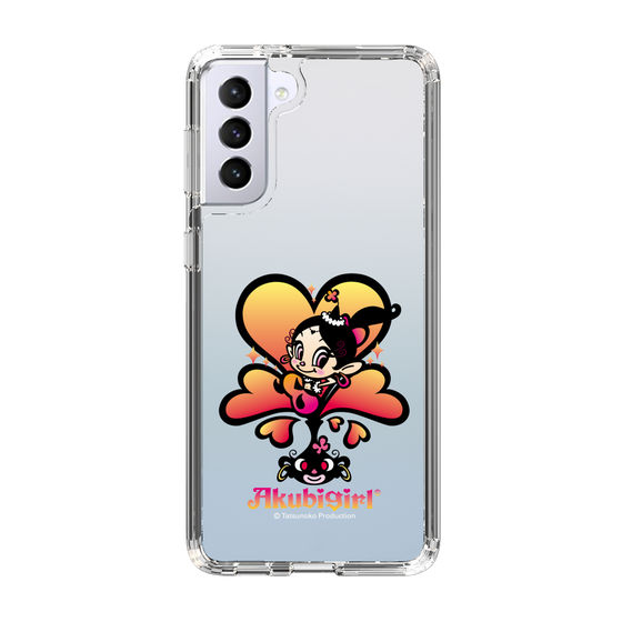スリムプロテクションケース［ アクビガール - ハート ］