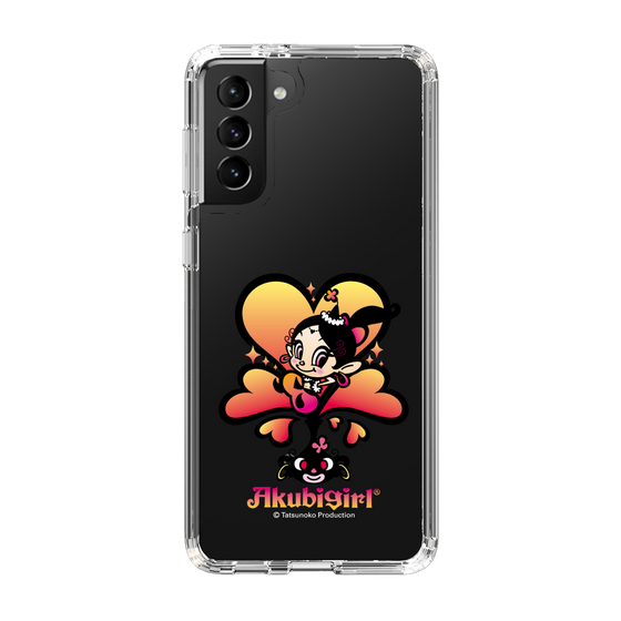 スリムプロテクションケース［ アクビガール - ハート ］