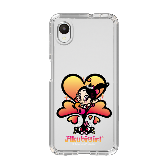 スリムプロテクションケース［ アクビガール - ハート ］