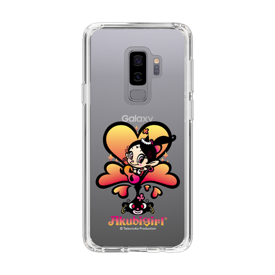 スリムプロテクションケース［ アクビガール - ハート ］