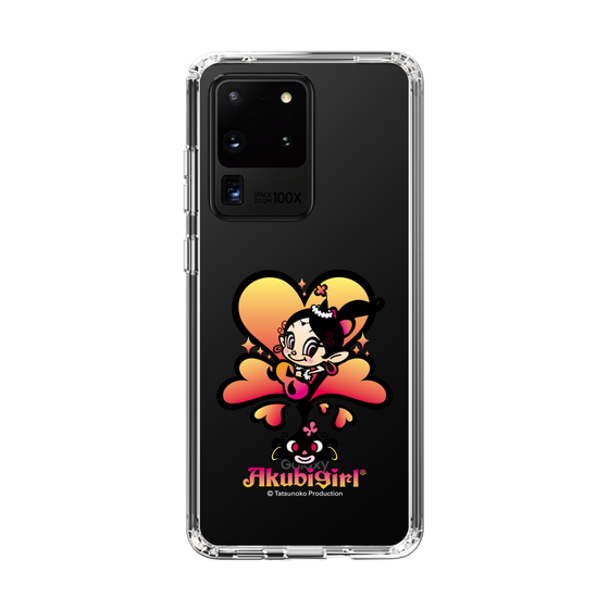 スリムプロテクションケース［ アクビガール - ハート ］