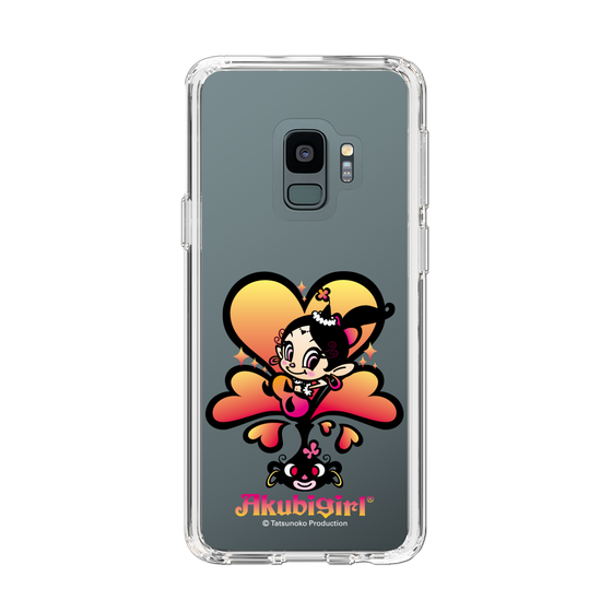 スリムプロテクションケース［ アクビガール - ハート ］