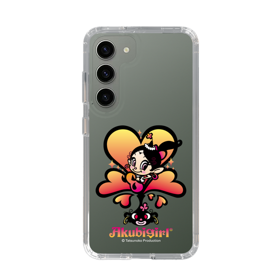 スリムプロテクションケース［ アクビガール - ハート ］
