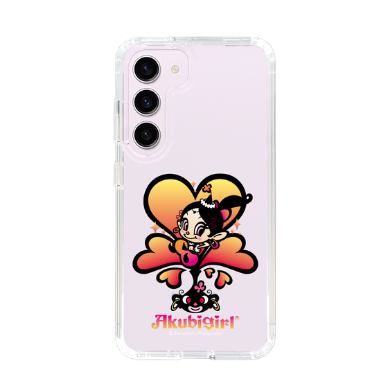 スリムプロテクションケース［ アクビガール - ハート ］