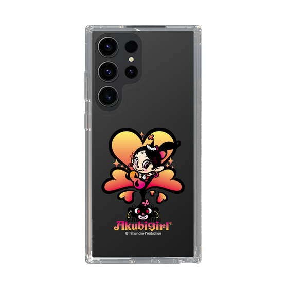 スリムプロテクションケース［ アクビガール - ハート ］