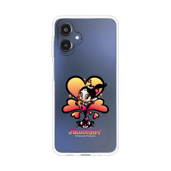 スリムプロテクションケース［ アクビガール - ハート ］