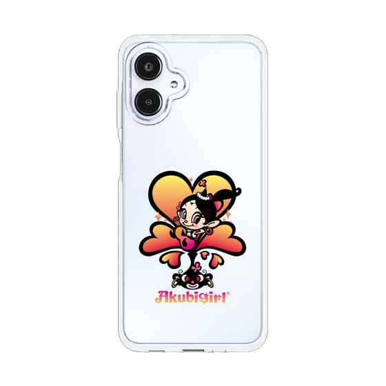 スリムプロテクションケース［ アクビガール - ハート ］