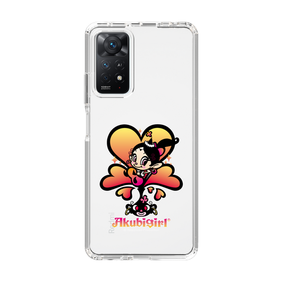 スリムプロテクションケース［ アクビガール - ハート ］