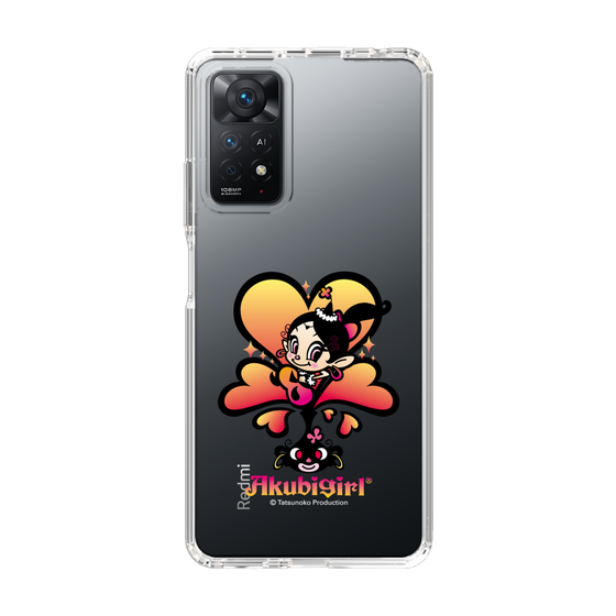 スリムプロテクションケース［ アクビガール - ハート ］
