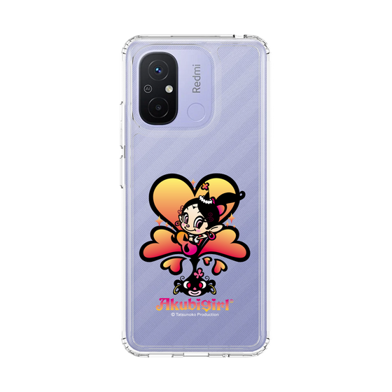 スリムプロテクションケース［ アクビガール - ハート ］