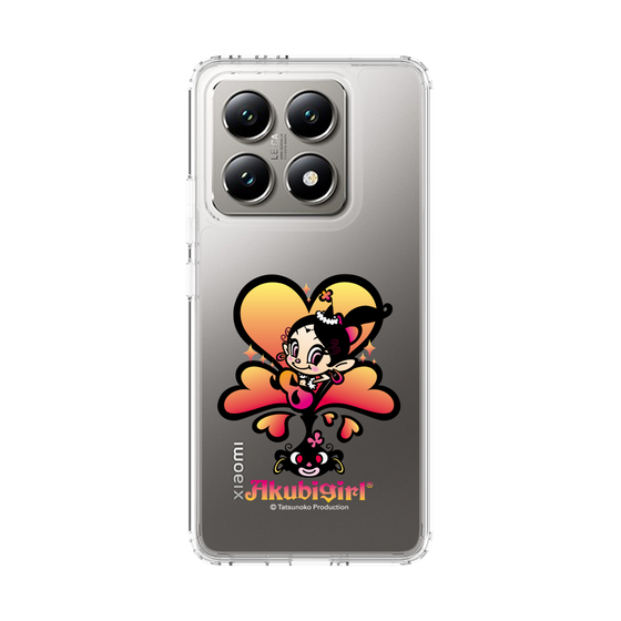 スリムプロテクションケース［ アクビガール - ハート ］