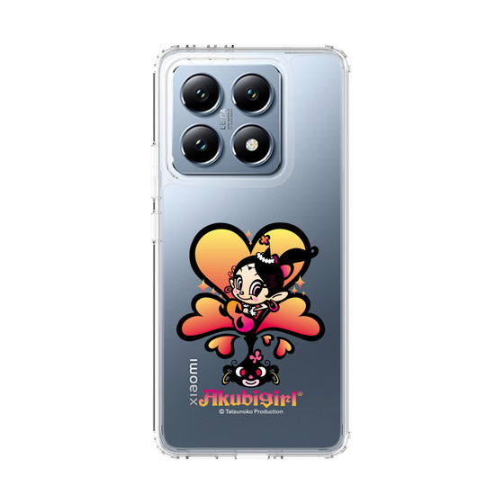 スリムプロテクションケース［ アクビガール - ハート ］