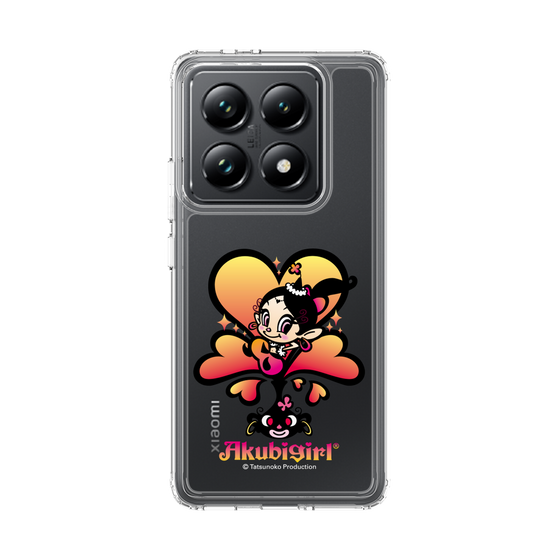 スリムプロテクションケース［ アクビガール - ハート ］