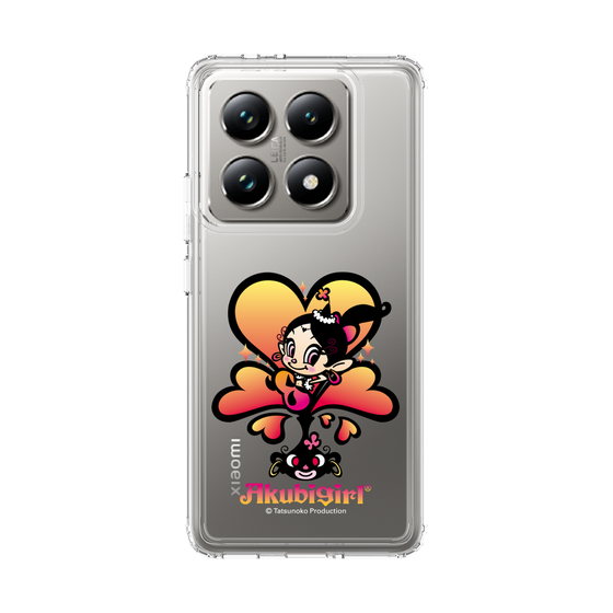 スリムプロテクションケース［ アクビガール - ハート ］