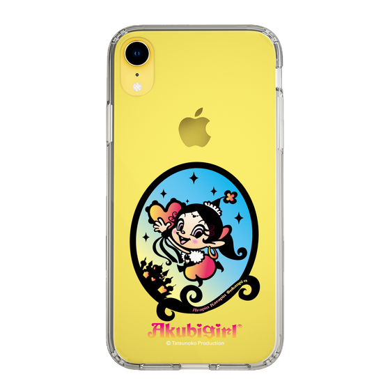 スリムプロテクションケース［ アクビガール - オーバル ］