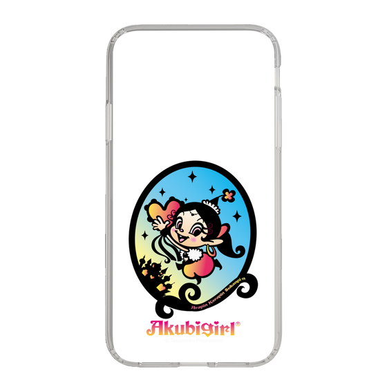 スリムプロテクションケース［ アクビガール - オーバル ］