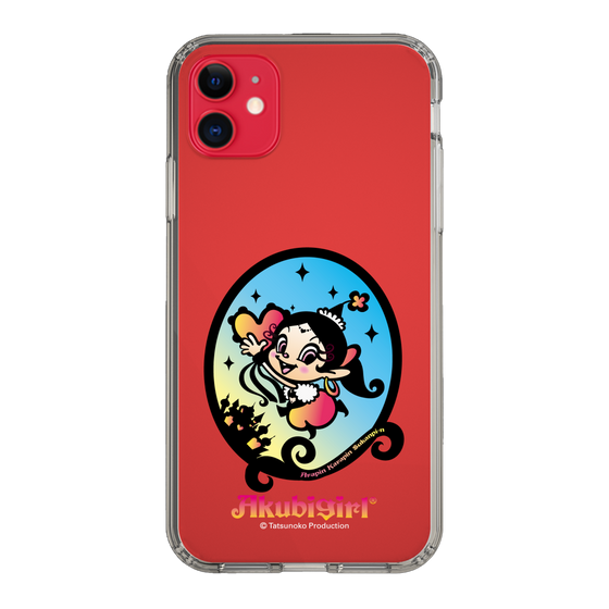 スリムプロテクションケース［ アクビガール - オーバル ］