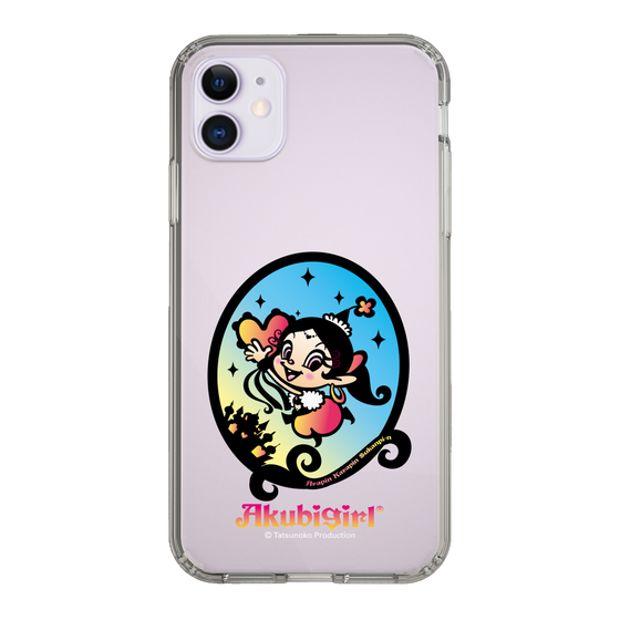 スリムプロテクションケース［ アクビガール - オーバル ］