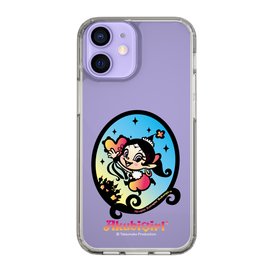 スリムプロテクションケース［ アクビガール - オーバル ］