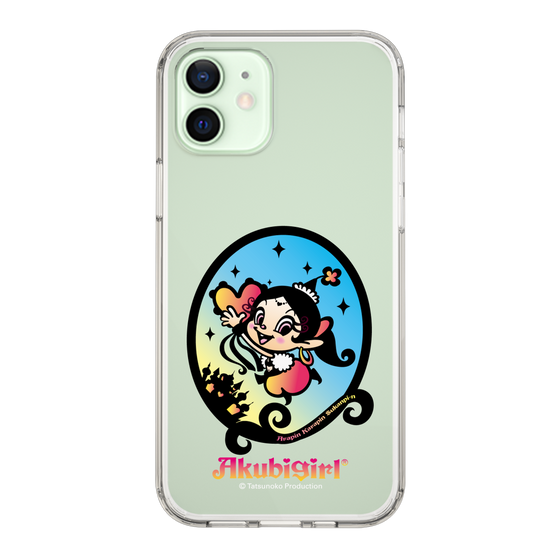 スリムプロテクションケース［ アクビガール - オーバル ］