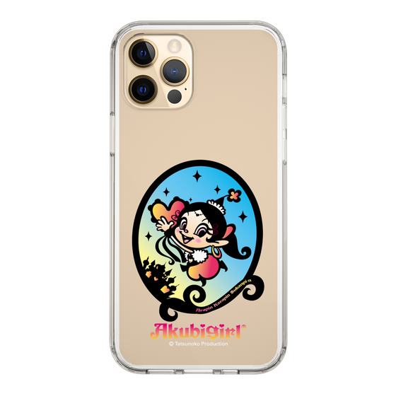 スリムプロテクションケース［ アクビガール - オーバル ］