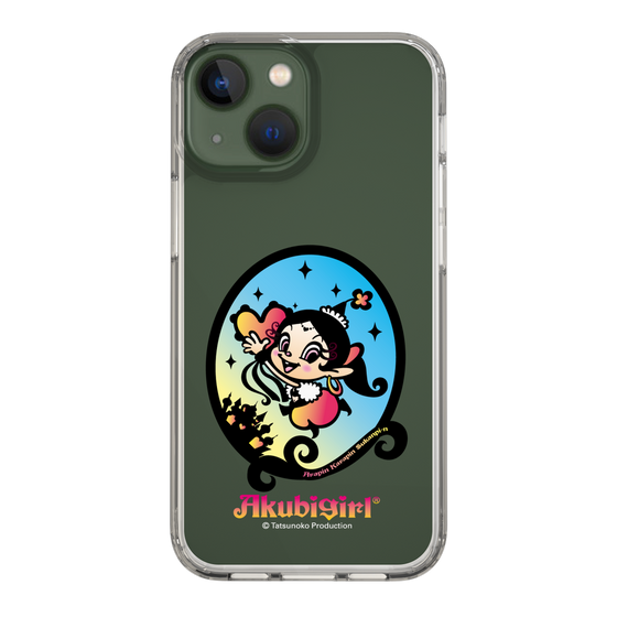 スリムプロテクションケース［ アクビガール - オーバル ］