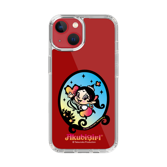 スリムプロテクションケース［ アクビガール - オーバル ］