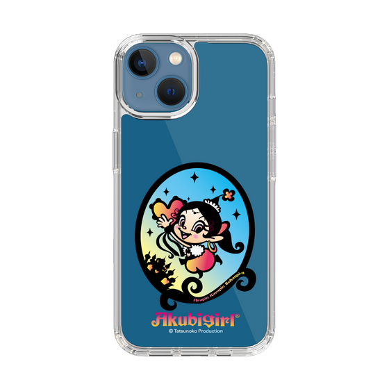 スリムプロテクションケース［ アクビガール - オーバル ］