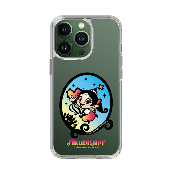 スリムプロテクションケース［ アクビガール - オーバル ］