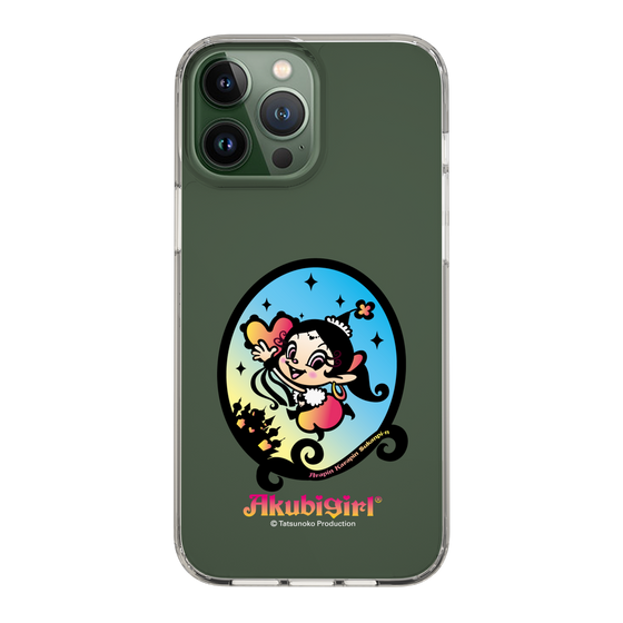 スリムプロテクションケース［ アクビガール - オーバル ］
