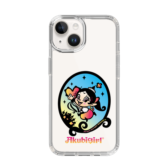 スリムプロテクションケース［ アクビガール - オーバル ］