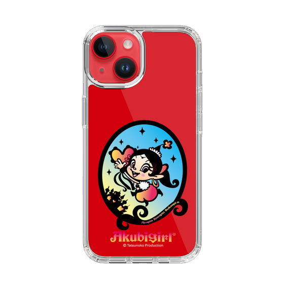 スリムプロテクションケース［ アクビガール - オーバル ］