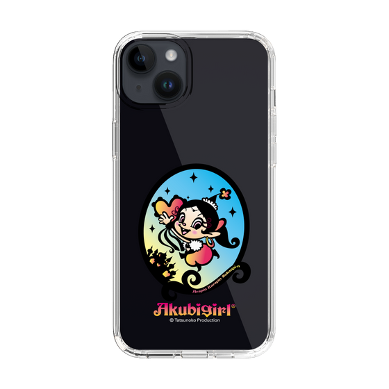 スリムプロテクションケース［ アクビガール - オーバル ］