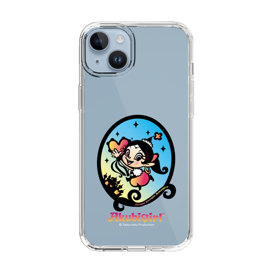 スリムプロテクションケース［ アクビガール - オーバル ］