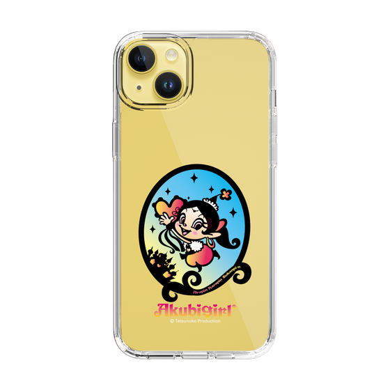 スリムプロテクションケース［ アクビガール - オーバル ］