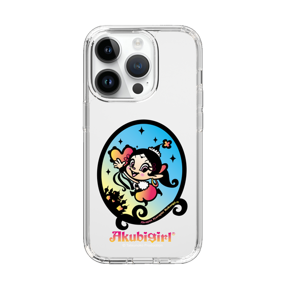 スリムプロテクションケース［ アクビガール - オーバル ］