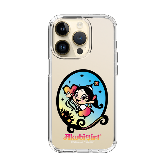 スリムプロテクションケース［ アクビガール - オーバル ］