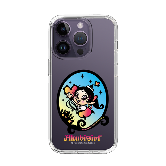 スリムプロテクションケース［ アクビガール - オーバル ］