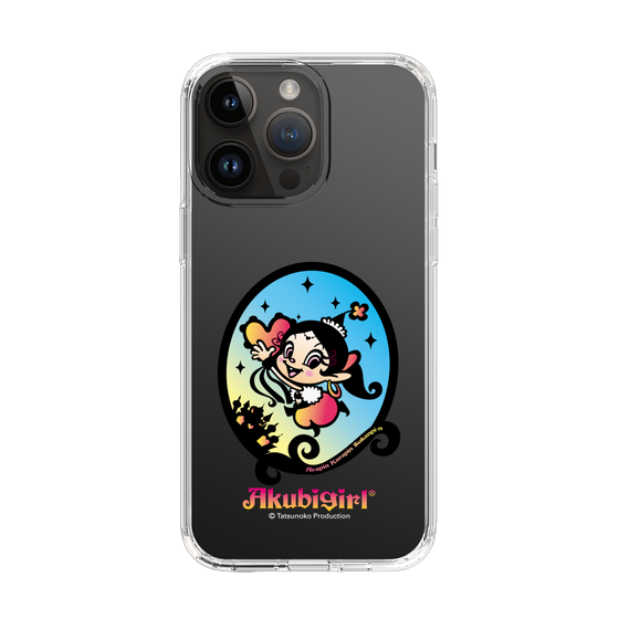 スリムプロテクションケース［ アクビガール - オーバル ］