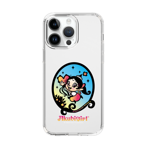 スリムプロテクションケース［ アクビガール - オーバル ］