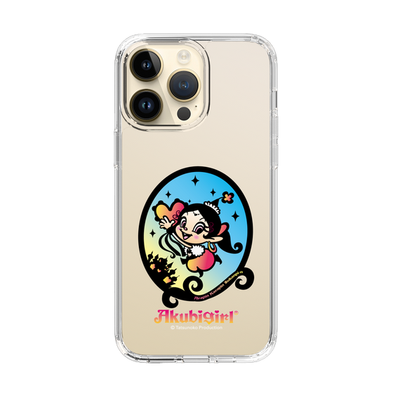 スリムプロテクションケース［ アクビガール - オーバル ］