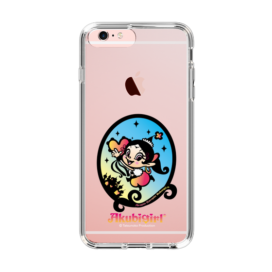 スリムプロテクションケース［ アクビガール - オーバル ］