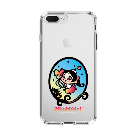 スリムプロテクションケース［ アクビガール - オーバル ］
